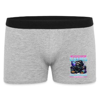 Gamer Gaming Cat Video Game - Men's Boxer Shorts - heather grey - Front