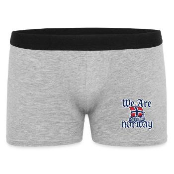 Drapeau du bateau viking norvégien - Boxer Homme - gris chiné - Devant