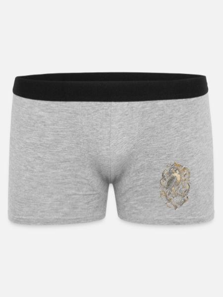 Falknerei Falkner - Männer Boxer Shorts - Grau meliert
