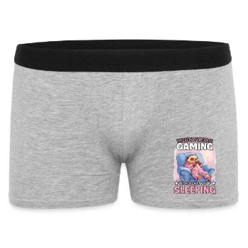 Jeux du week-end : Paresseux endormi - Boxer Homme - gris chiné - Devant