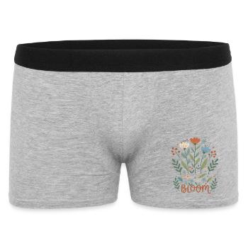 Bloom Flower Magic Floral - Men's Boxer Shorts - heather grey - Front