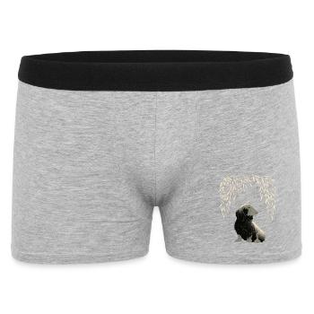 Dachshund Dog Weiner Dog Viennese Dog - Men's Boxer Shorts - heather grey - Front