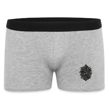 Night bat flock - Men's Boxer Shorts - heather grey - Front