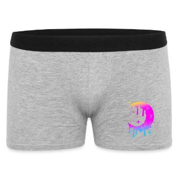 Pastell Gothic - Männer Boxer Shorts - Grau meliert - Vorne