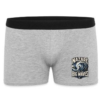 Nazaré Big Waves - Men's Boxer Shorts - heather grey - Front