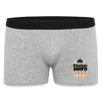 Homeroom Teacher Gift Attendance Hero First Day of - Men's Boxer Shorts - heather grey - Front