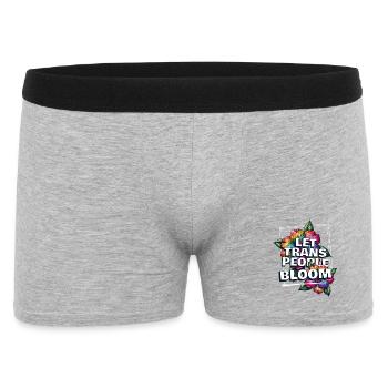 Trans Pride Bloom - Men's Boxer Shorts - heather grey - Front