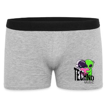 Cosmic Friends Heart Hug - Men's Boxer Shorts - heather grey - Front