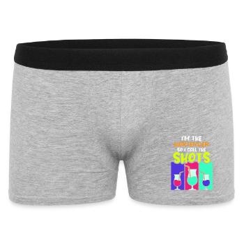 Serveur Barman Barchef - Boxer Homme - gris chiné - Devant