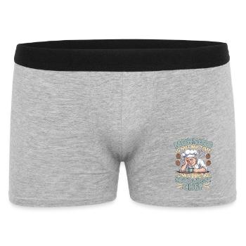 Restaurant Chef Morning Is Not My Culinary Arts - Männer Boxer Shorts - Grau meliert - Vorne