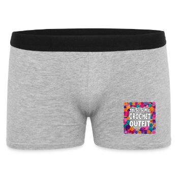 This Is My Crochet Outfit - Men's Boxer Shorts - heather grey - Front