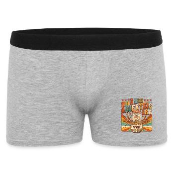 In meiner Sauerteig-Ära Starter nicht verfügbar - Männer Boxer Shorts - Grau meliert - Vorne