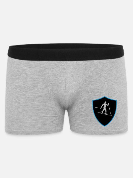 Nordic shield - Men's Boxer Shorts - heather grey