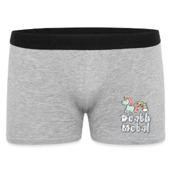 Death Metal Unicorn | Unicorn - Men's Boxer Shorts - heather grey - Front