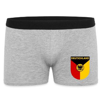 L’aigle allemand - Boxer Homme - gris chiné - Devant