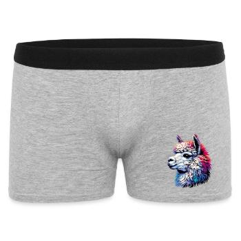 Alpaca - Men's Boxer Shorts - heather grey - Front