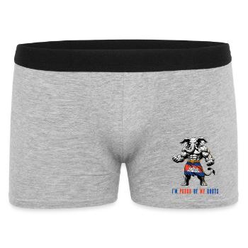 Je suis fier de mes itinéraires au Cambodge - Boxer Homme - gris chiné - Devant