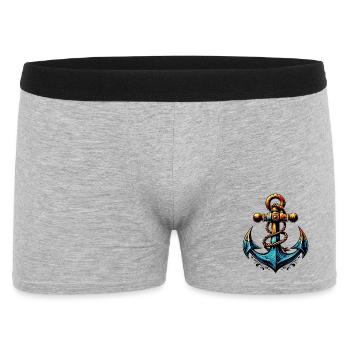 An Anchor - Men's Boxer Shorts - heather grey - Front