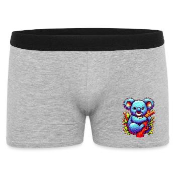Koala - Men's Boxer Shorts - heather grey - Front