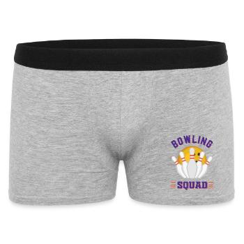 Bowling Squad - Men's Boxer Shorts - heather grey - Front