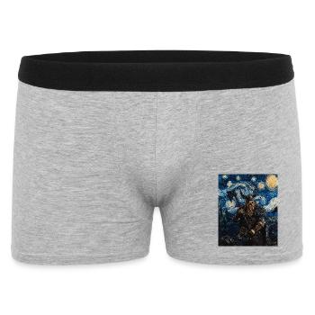 Viking Van Gogh Style - Boxer Homme - gris chiné - Devant