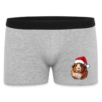 Christmas guinea pigs - Men's Boxer Shorts - heather grey - Front