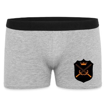 Emblème de la couronne des Épées Croix - Boxer Homme - gris chiné - Devant