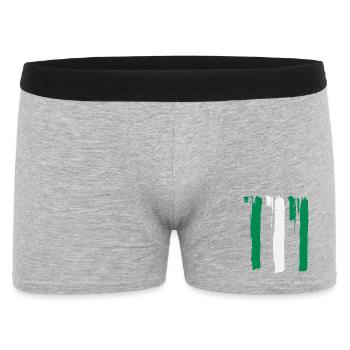 Drapeau du Nigéria - Boxer Homme - gris chiné - Devant