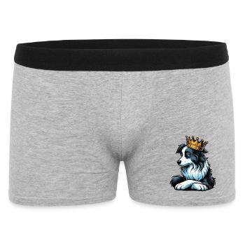 Border Collie Propriétaire Collie Amant de Collie - Boxer Homme - gris chiné - Devant