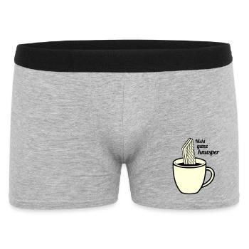 Not quite crunchy - Men's Boxer Shorts - heather grey - Front