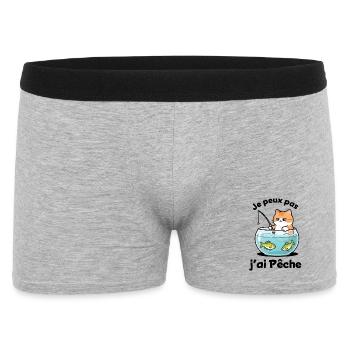 Chat pêcheur dans l'aquarium - Boxer Homme - gris chiné - Devant