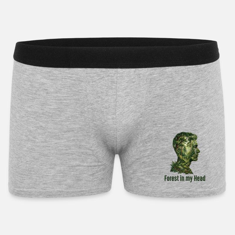 Forest Lover - Men's Boxer Shorts - heather grey
