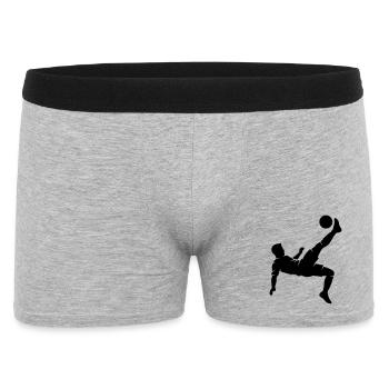 Bicyclette du footballeur - Boxer Homme - gris chiné - Devant
