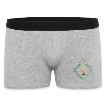Brésil vintage-Ordre et Progrès - Boxer Homme - gris chiné - Devant