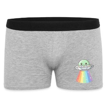 UFO - Men's Boxer Shorts - heather grey - Front