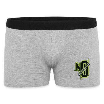 Neon No Pain No Gain Logo - Boxer Homme - gris chiné - Devant