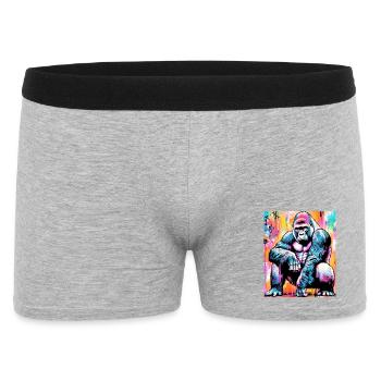 gorilla - Men's Boxer Shorts - heather grey - Front