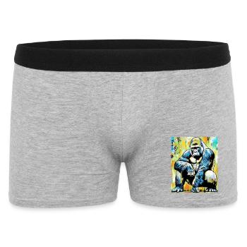 gorilla - Men's Boxer Shorts - heather grey - Front
