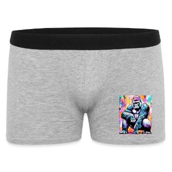 gorilla - Men's Boxer Shorts - heather grey - Front