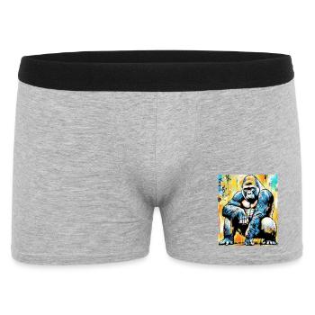 gorilla - Men's Boxer Shorts - heather grey - Front
