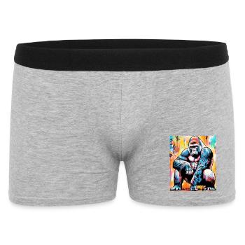 gorilla - Men's Boxer Shorts - heather grey - Front