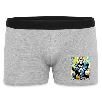 gorilla - Men's Boxer Shorts - heather grey - Front