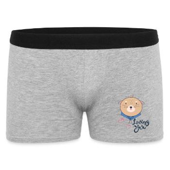 Teddy bear - Men's Boxer Shorts - heather grey - Front