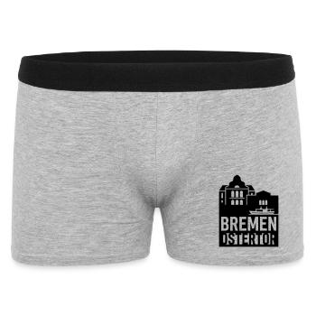 bremen ostertor - Männer Boxer Shorts - Grau meliert - Vorne