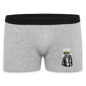 Du Bist Gut Genug Verlobung - Männer Boxer Shorts - Grau meliert - Vorne