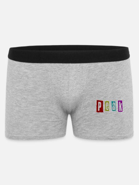 Peak - Männer Boxer Shorts - Grau meliert