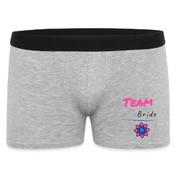 EVJF. MARIEE. TEAM. TEAM MARIEE. FUTURE MARIEE - Boxer Homme - gris chiné - Devant
