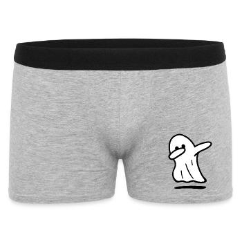 Ghost / Funny ghost / halloween / dabbing ghost - Men's Boxer Shorts - heather grey - Front