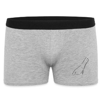 Message in a bottle - Men's Boxer Shorts - heather grey - Front