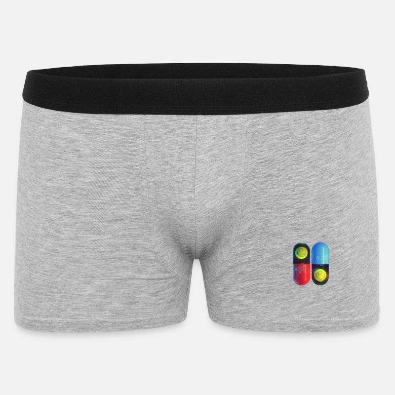 Matrix Nirvana - Männer Boxer Shorts - Grau meliert